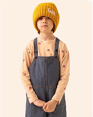 Tiny Cottons Long-Sleeved T-Shirt - Dogs - Cappuccino/True Brown - Pima Cotton Long Sleeves Tops