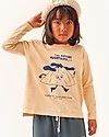 Tiny Cottons Long-Sleeved T-Shirt - Moving Mountains - Cappuccino - 100% Organic Cotton Long Sleeves Tops