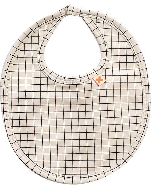 Muslin Bandana Bib Set – Modern Dino & Grid Muslin Bandana Bib Set – Modern Dino & Grid