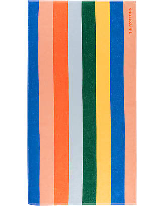 Tiny Cottons Multicolor Stripes Towel - Multicolor Towels And Flannels