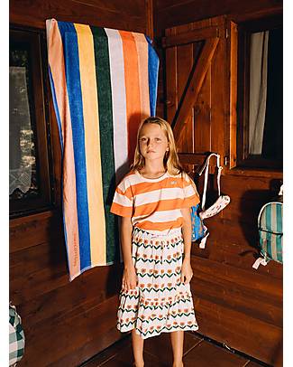 Tiny Cottons Multicolor Stripes Towel - Multicolor Towels And Flannels