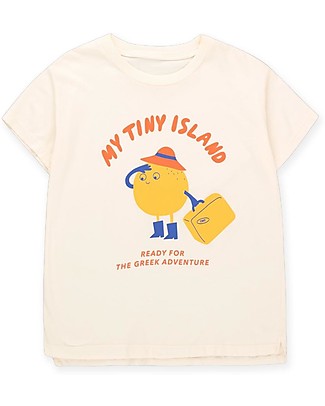 Tiny Cottons My Tiny Island Tee - Light Cream - 100% Organic Cotton T-shirts