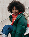 Tiny Cottons Padded Jacket - Dark Green/Black - Waterproof and Windproof! Coats