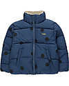 Tiny Cottons Padded Jacket - Light Navy/Navy - Waterproof and Windproof! Down Jacket