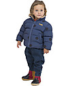 Tiny Cottons Padded Jacket - Light Navy/Navy - Waterproof and Windproof! Down Jacket