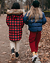 Tiny Cottons Padded Jacket - Light Navy/Navy - Waterproof and Windproof! Down Jacket