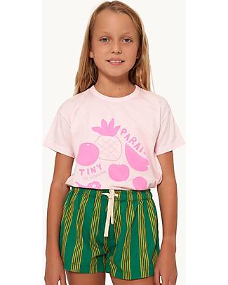 Tiny Cottons Paraiso Fruits Tee Shirt - Light Pink Gardenia - Organic Cotton GOTS T-shirts