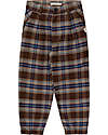Tiny Cottons Pleated Pants - Apples - Light Brown/Deep Red - 100% Cotton Trousers