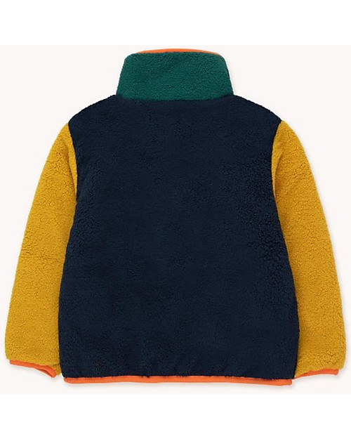 Tiny Cottons Polar Jacket - Deep Blue/Honey - a Colorful Hug for the Coldest Days Jackets