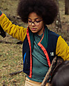 Tiny Cottons Polar Jacket - Deep Blue/Honey - a Colorful Hug for the Coldest Days Jackets