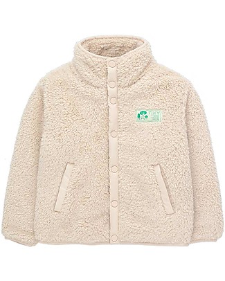 Tiny Cottons Polar Sherpa Jacket - Light Cream - Soft and Warm! Jackets