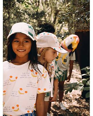 Tiny Cottons Smile Tee Shirt - Off White - Pima Cotton T-shirts