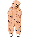 Tiny Cottons Snow  One-piece “Big  cherries”, Dark  nude/Plum - Warm and safe! Coats