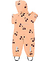 Tiny Cottons Snow  One-piece “Big  cherries”, Dark  nude/Plum - Warm and safe! Coats