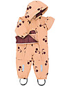 Tiny Cottons Snow  One-piece “Big  cherries”, Dark  nude/Plum - Warm and safe! Coats