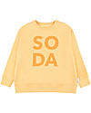 Tiny Cottons Soda Sweatshirt, Yellow - 100% Pima Cotton Sweatshirts