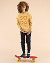 Tiny Cottons Soda Sweatshirt, Yellow - 100% Pima Cotton Sweatshirts