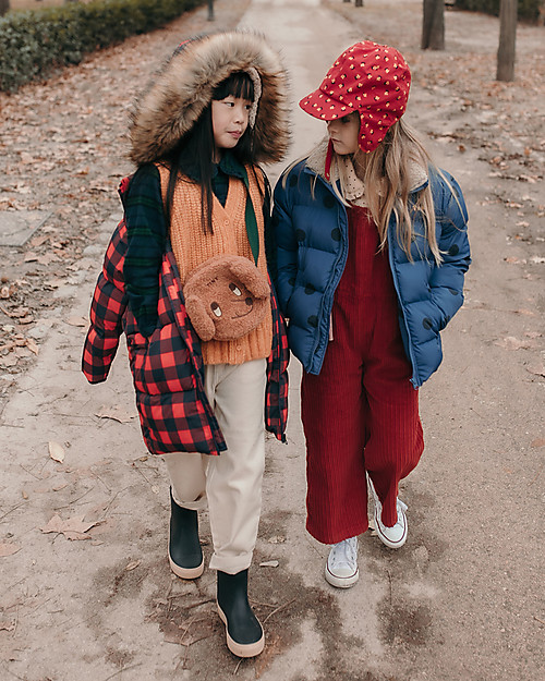 Tiny Cottons Solid Baggy Pant - Cream Jeans