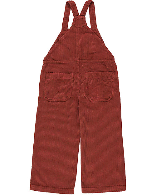 Tiny Cottons Solid Overall - Red - 100% Cotton Babygrows
