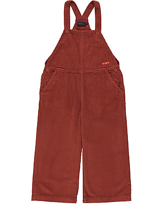 Tiny Cottons Solid Overall - Red - 100% Cotton Rompers