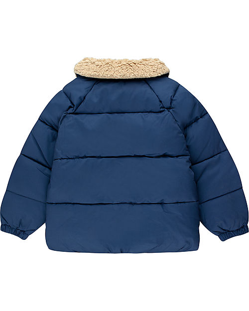 Tiny Cottons Solid Padded Jacket - Light Blue - Windproof and Waterproof Down Jacket