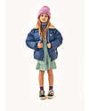 Tiny Cottons Solid Padded Jacket - Light Blue - Windproof and Waterproof Down Jacket