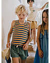 Tiny Cottons Solid Short with Drawstring - Light Teal - 100% Cotton Shorts