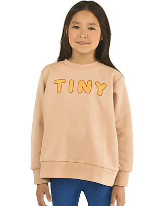 Tiny Cottons Sweatshirt "Tiny", Nude/Yellow - 100% Pima Cotton Sweatshirts