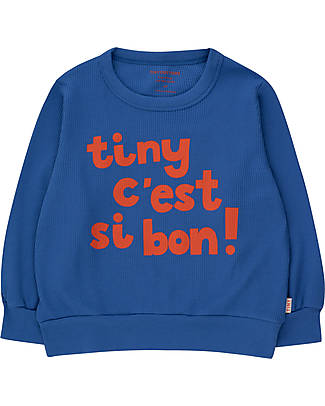 Tiny Cottons Sweatshirt Tiny - Ultramarine and Summer Red - 100% Organic Cotton Sweatshirts