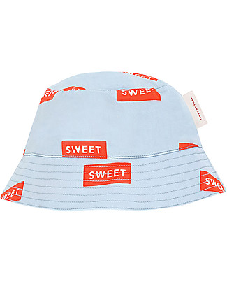 Tiny Cottons Sweet Sun Hat, Light Blue/Red - 100% Cotton Hats