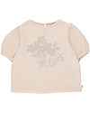Tiny Cottons Tiny Flowers Puff Shirt - light cream - 100% cotton T-shirts
