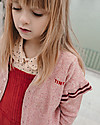 Tiny Cottons Tiny Frills Cardigan - Nude - Merino Wool and Silk Blend Cardigans