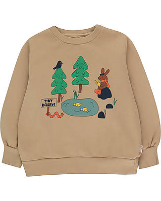 Tiny Cottons Tiny Réserve Sweatshirt - Taupe - 100% Organic Cotton Sweatshirts