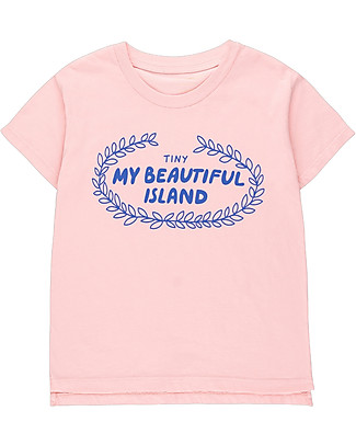 Tiny Cottons Tiny Wreath Tee - Blush Pink - 100% Organic Cotton T-shirts