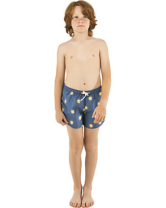 Tiny Cottons Trunks Sun - Navy/Yellow Swimming Trunks