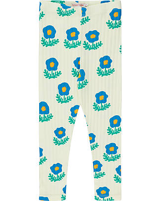Tiny Cottons Violet Pant - Pastel Yellow Lapis Blue - Pima Cotton Leggings