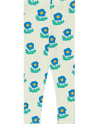 Tiny Cottons Violet Pant - Pastel Yellow Lapis Blue - Pima Cotton Leggings