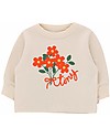 Tiny Cottons Waffle Baby Sweatshirt - Pink/Bouquet - Elasticated Pima Cotton Sweatshirts