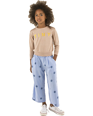 Tiny Cottons Wide Pant Sun, Blue - 100% Lyocell Trousers