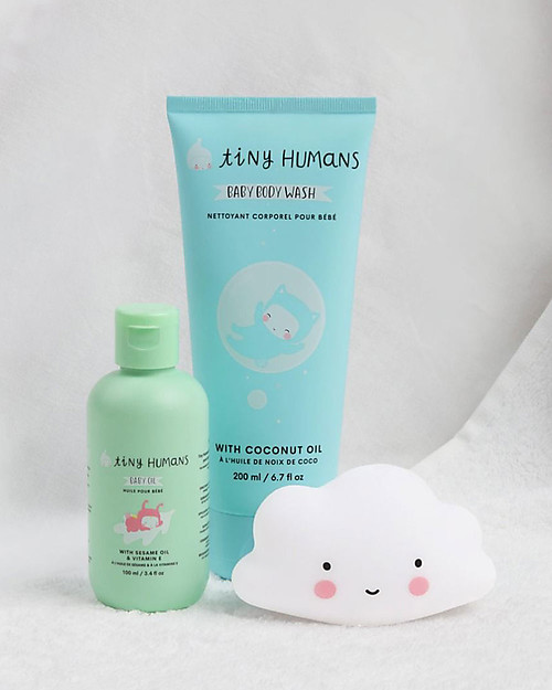Tiny Humans Baby Body Wash, Coconut Oil and Wheat Protein - 200 ml Baby Bath Wash and shampoo