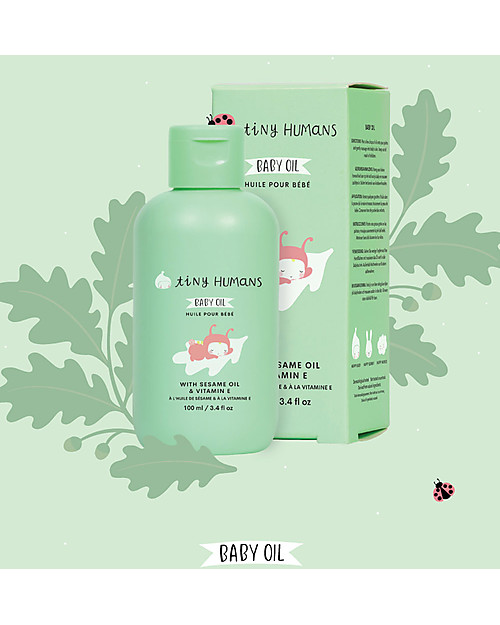 Tiny Humans Baby Oil, Sesame Oil and Vitamin E - 100 ml Baby Creams and Oils