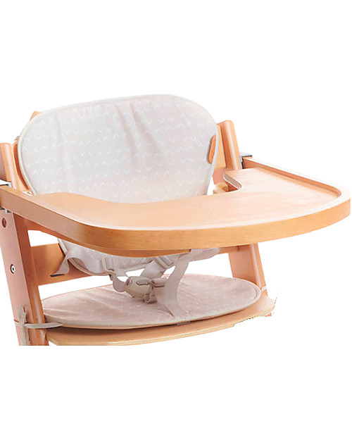 Tiny Love Boho Chic Wooden 3-in-1 Evolutive Highchair - The Highchair that Grows with your Baby with 2 Toys Included High Chairs