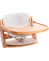 Tiny Love Boho Chic Wooden 3-in-1 Evolutive Highchair - The Highchair that Grows with your Baby with 2 Toys Included High Chairs