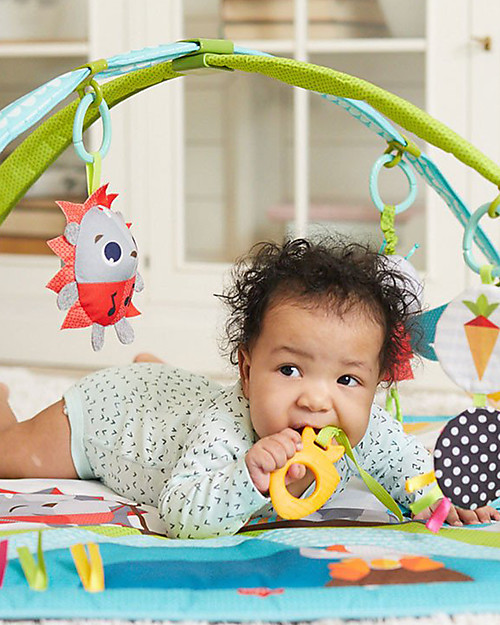 TUMAMA Crab Crib Mobile Hanging Toy With Tummy Time Mirror, Activity