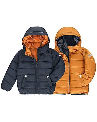 Toastie Kids Ecoreversible Puffer - Matte Honey/Blue Navy Down Jacket