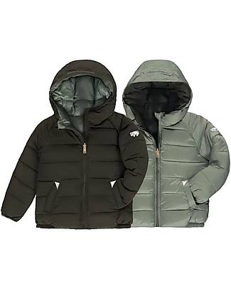 Toastie Kids Ecoreversible Puffer - Matte Olive/Sage Down Jacket