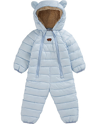 Toastie Kids Quilted Onesie -Sky Blue - Sorona Eco Down Fill Rompers