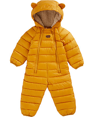 Toastie Kids Quilted Onesie -Soft Ochre - Sorona Eco Down Fill Rompers