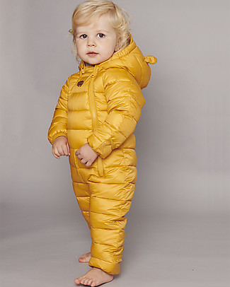 Toastie Kids Quilted Onesie -Soft Ochre - Sorona Eco Down Fill Rompers