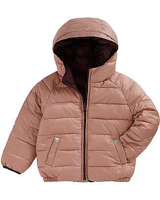 Toastie Kids Sustainable Reversible Puffer Jacket - Cherry/Blossom - Eco Down Fill Coats
